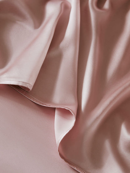Queen Size Anti-Acne Silk Pillowcase - Pink