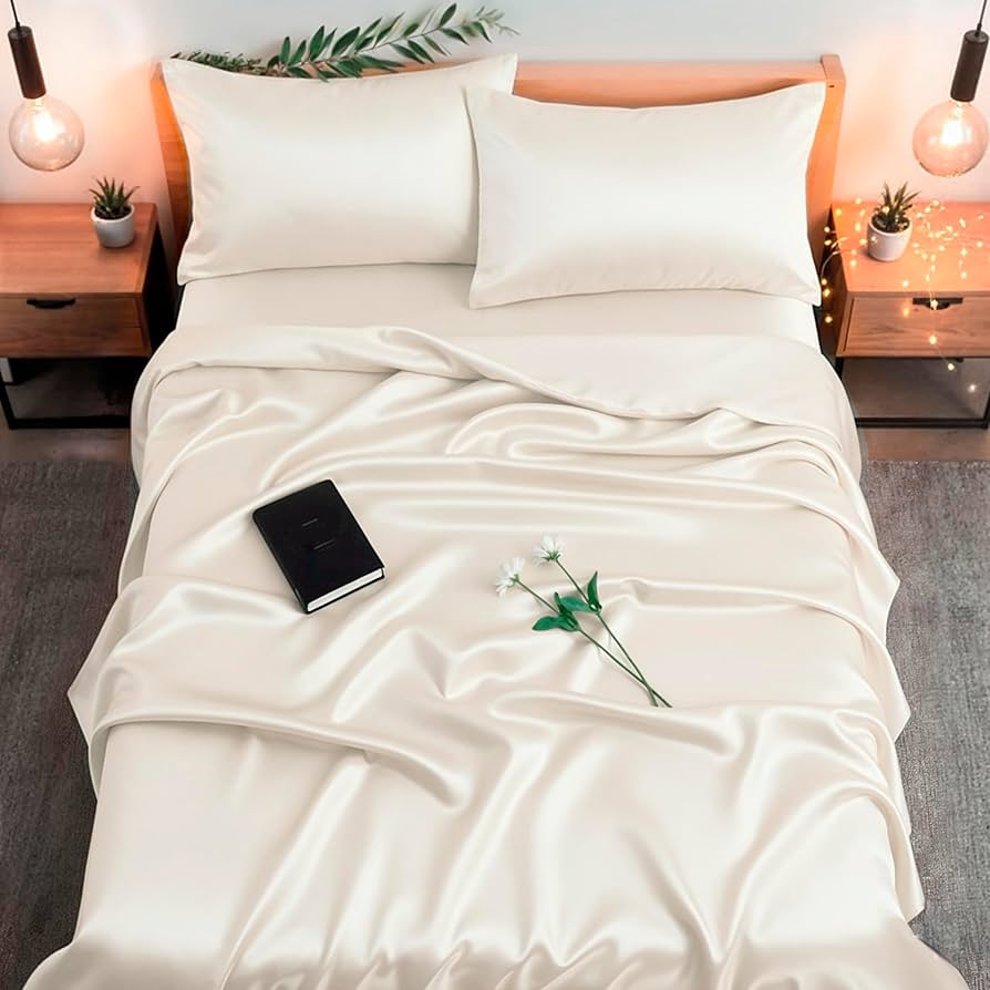 Premium Silver Ion Silk Bed Sheet
