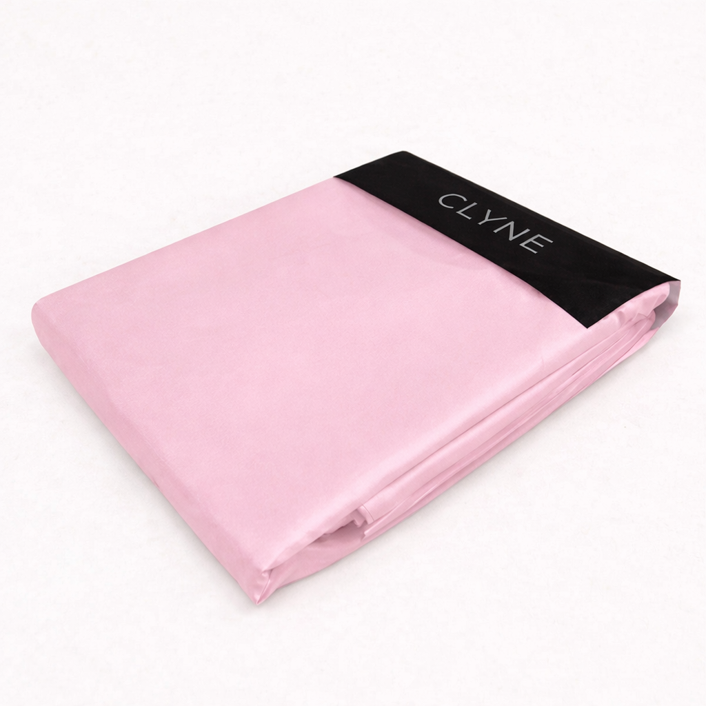 Premium Silver Ion Silk Bed Sheet - Pink