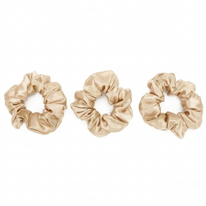 Premium Silk Scrunchie - Champagne