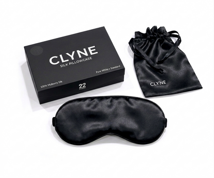 Premium Silk Sleep Mask - Black