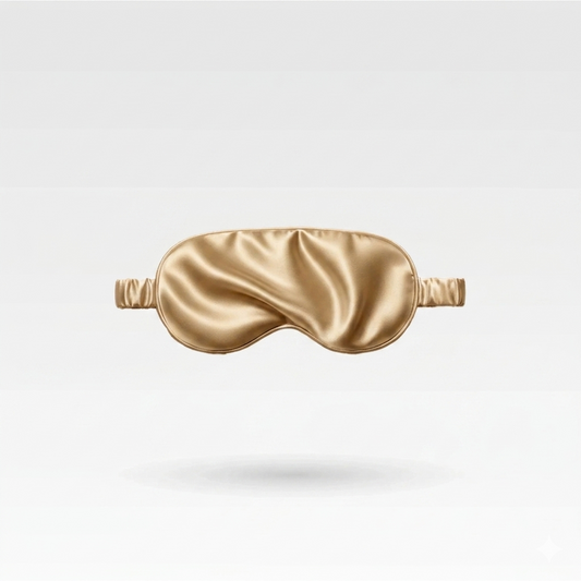 Premium Silk Sleep Mask - Champagne