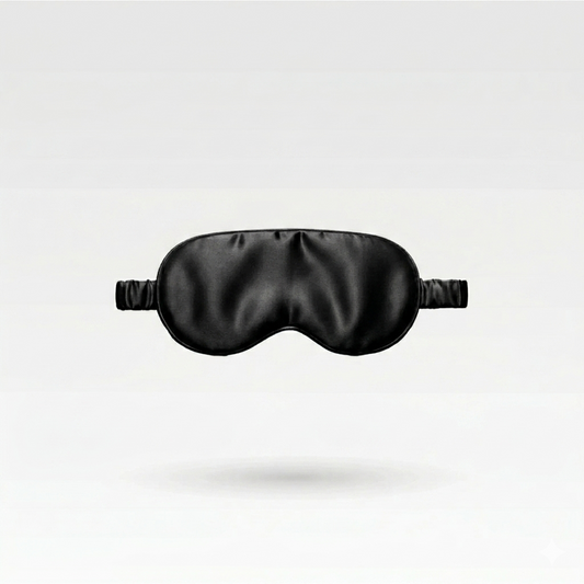 Premium Silk Sleep Mask - Black