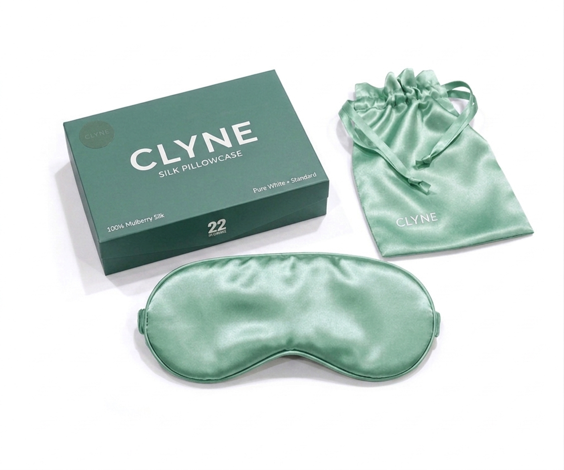 Premium Silk Sleep Mask - Mint