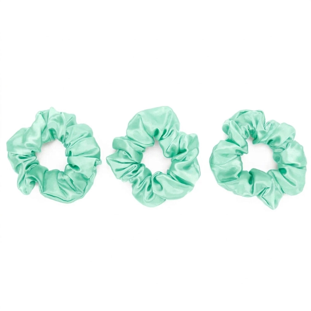 Premium Silk Scrunchie - Mint