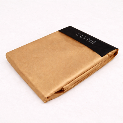 Premium Silver Ion Silk Bed Sheet - Champagne