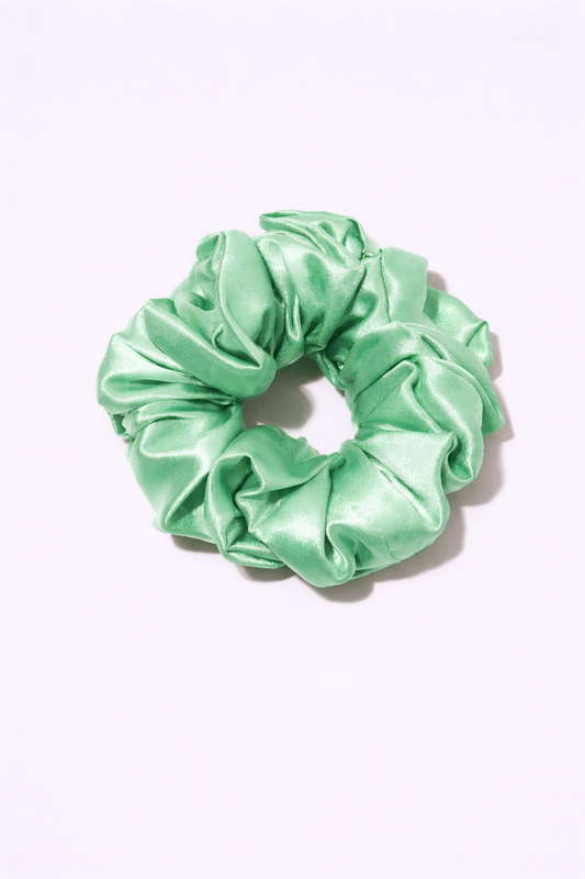 Premium Silk Scrunchie - Mint
