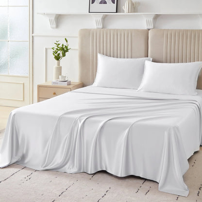 Premium Silver Ion Silk Bed Sheet