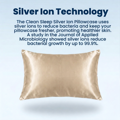 King Size Anti-Acne Silk Pillowcase - Champagne