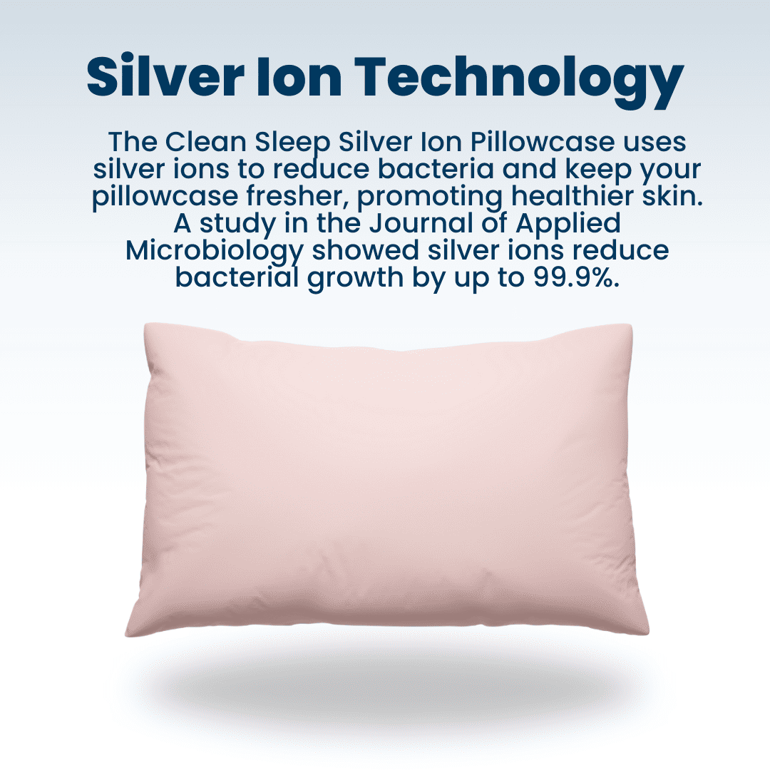 King Size Anti-Acne Silk Pillowcase - Pink