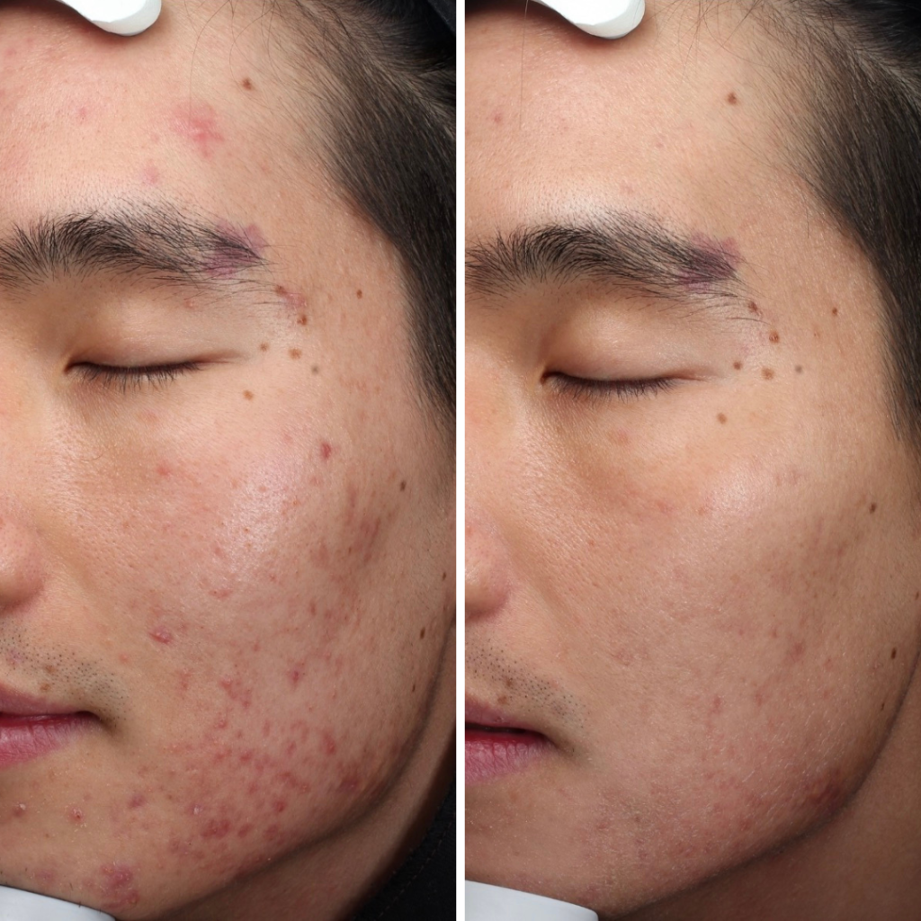 Before and After comparison