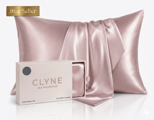 King Size Premium Silver Ion Silk Pillowcase - Pink