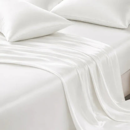 Premium Silver Ion Silk Bed Sheet